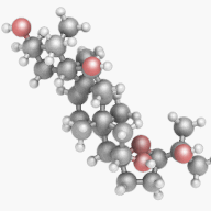 3D структура молекулы Циклоастрагенола (TA-65). 