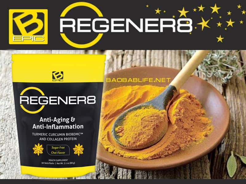 Чай с куркумой Regener8 компании BEpic